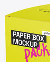 Paper Box Mockup