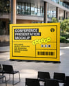 Conference Presentation Backdrop Mockup