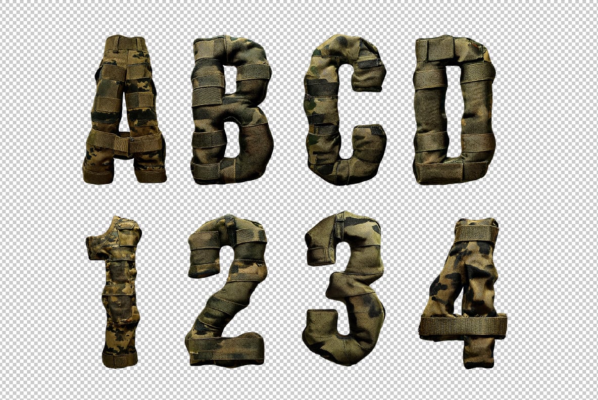 Camouflage Font
