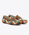 Pair of Suede Moccasins Mockup