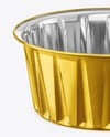 Aluminium Foil Cup with Clear Plastic Cup Mockup