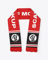 Fan Scarf Mockup - Top View