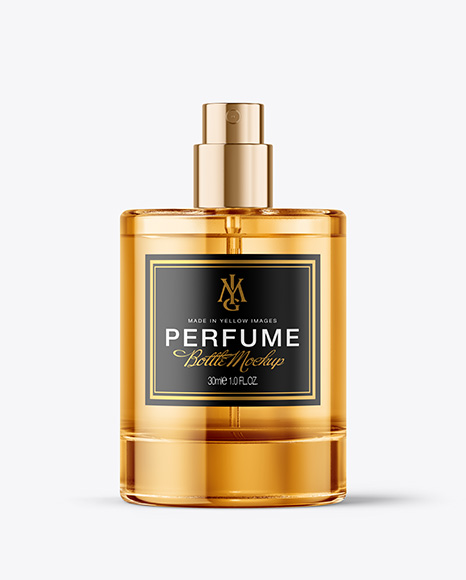 Glass Perfume Bottle Mockup