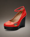 Wedge Heel Shoe Mockup