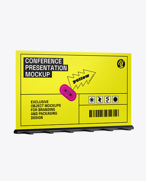 Conference Presentation Backdrop Mockup - Mockups
