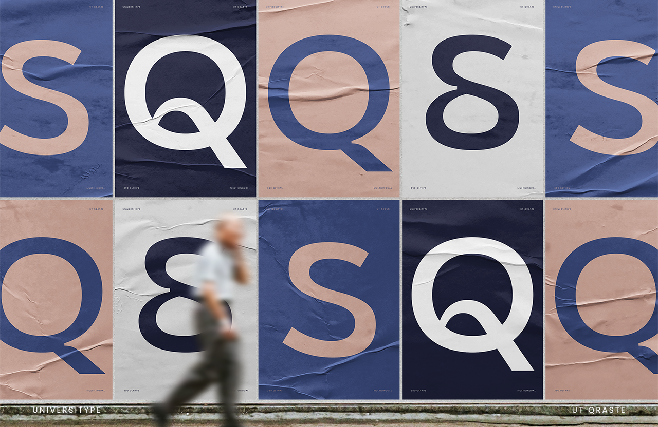 UT Qraste - A Versatile Display Font