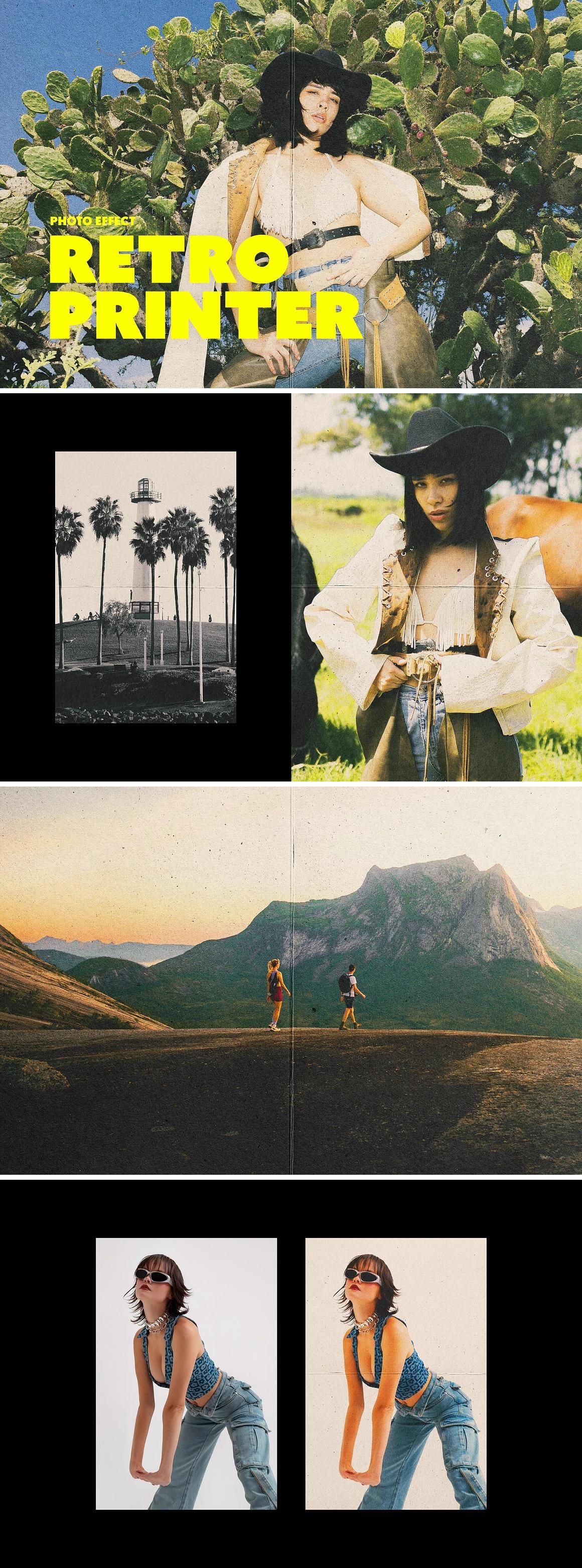 Retro Printed Effect Bundle