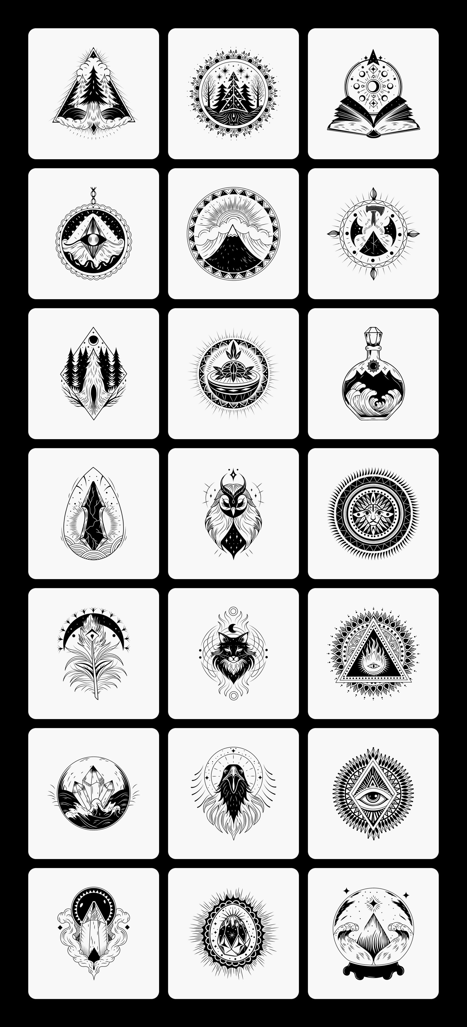 Magical Illustrations Set