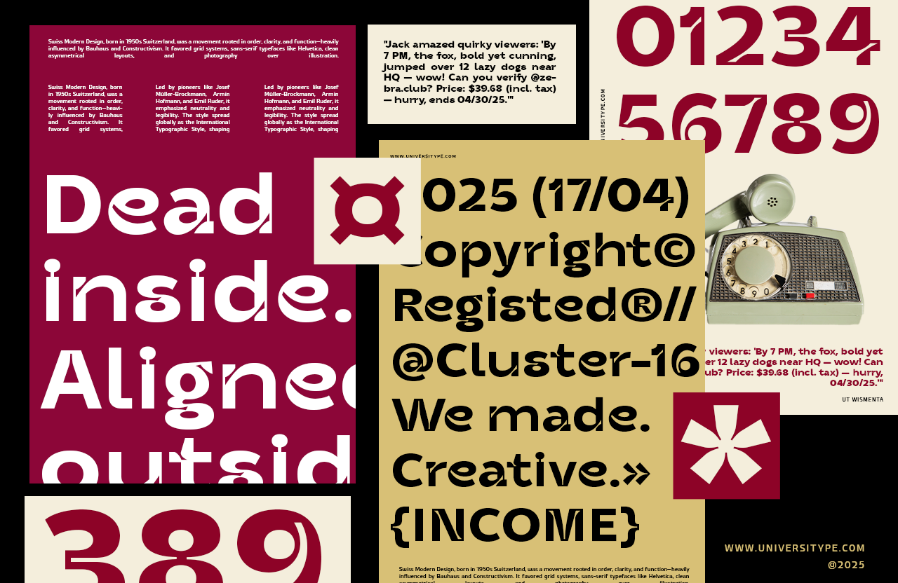UT Wismenta - An Extreme Inktrap Sans Serif