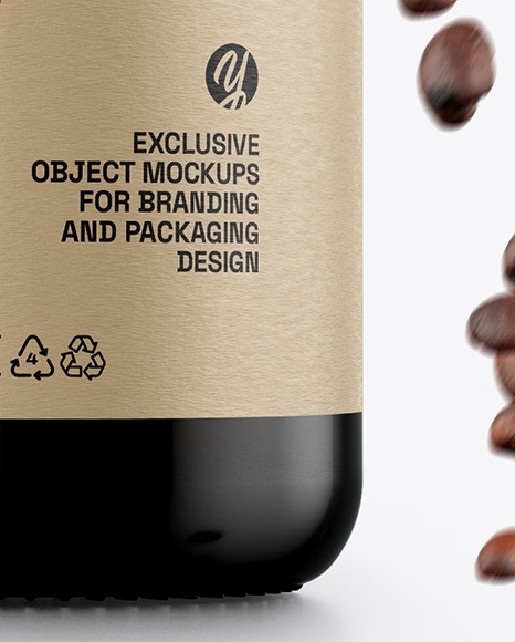 Cold Brew Coffee Bottle Mockup