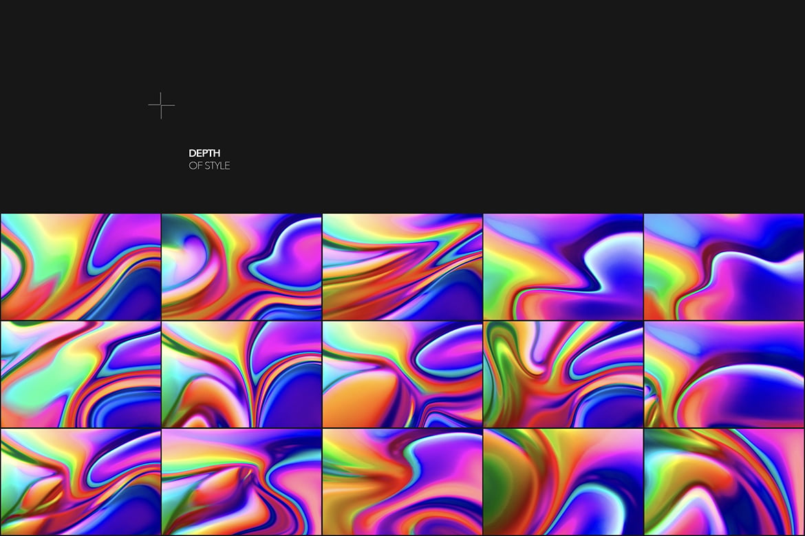 Vivid — Acid Gradient Textures