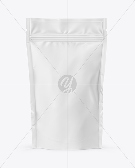 Matte Stand-Up Pouch Mockup