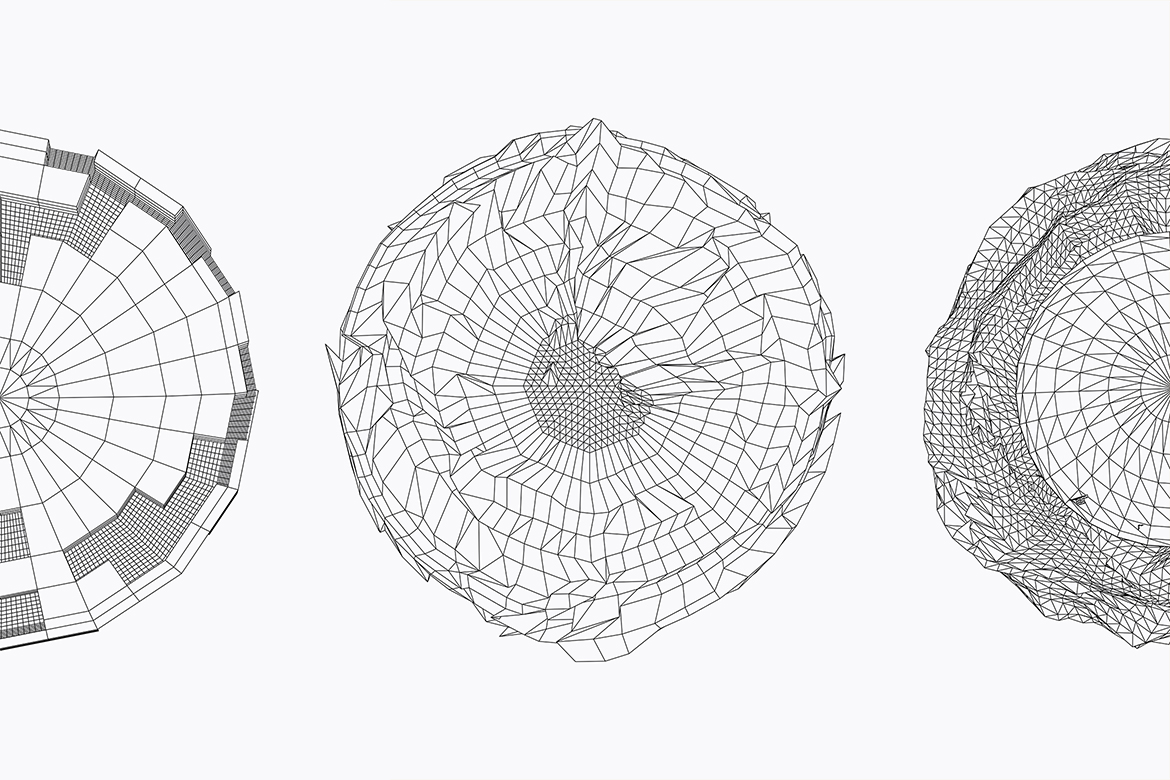 Sphere Wireframe Shapes