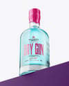 Dry Gin Bottle Mockup