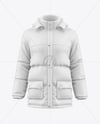 Men's Down Jacket Mockup - Front View