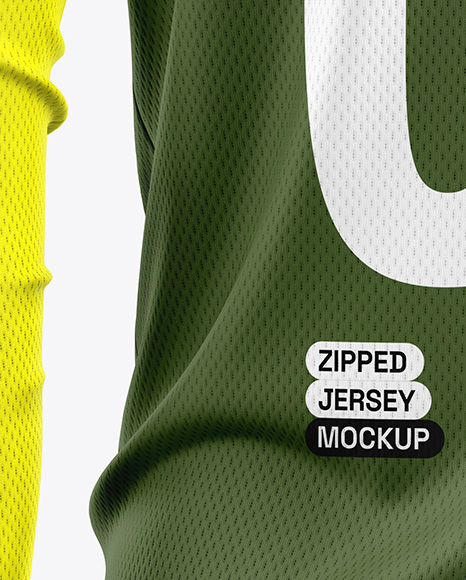 Mesh Jersey Mockup - Back View