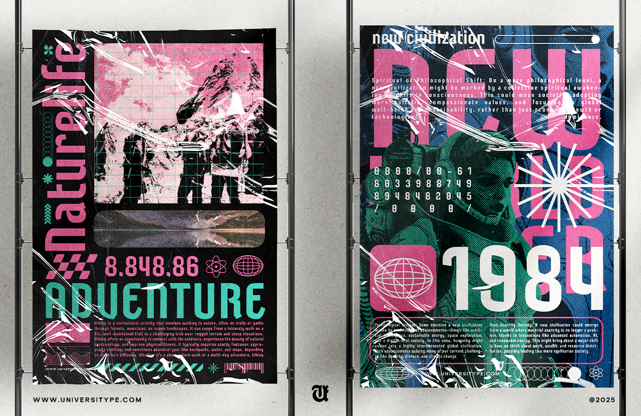 UT Rosantura - A Unique Display Font