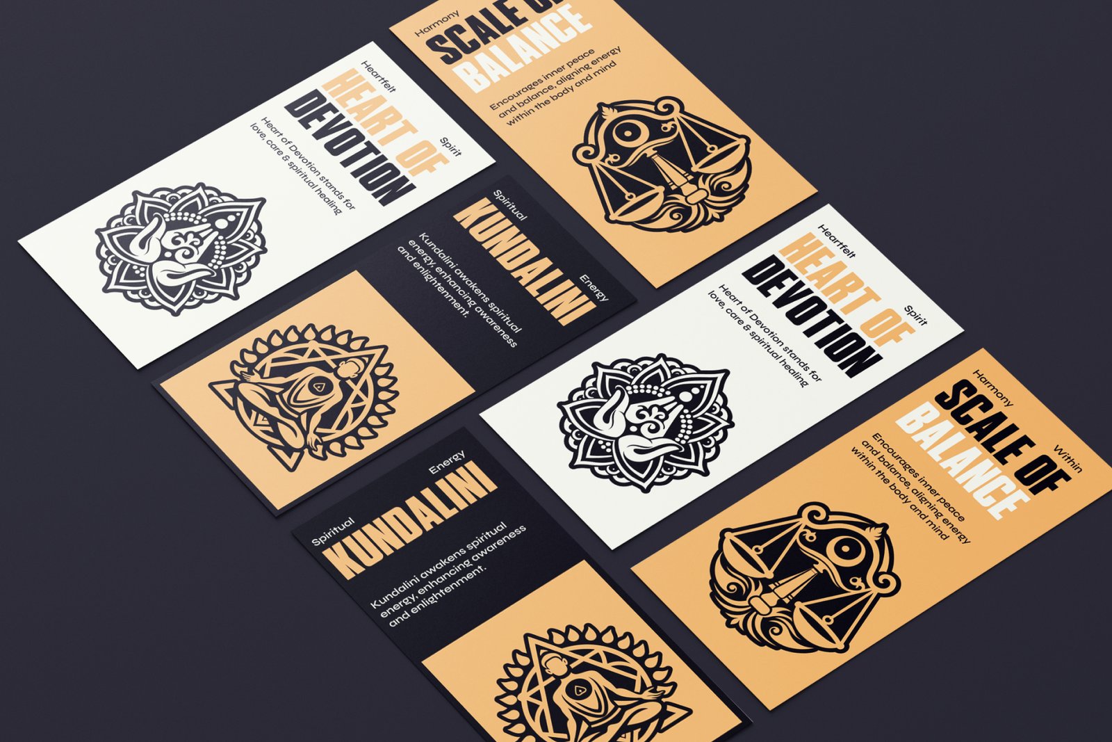 Yoga Symbols Vector Art Set