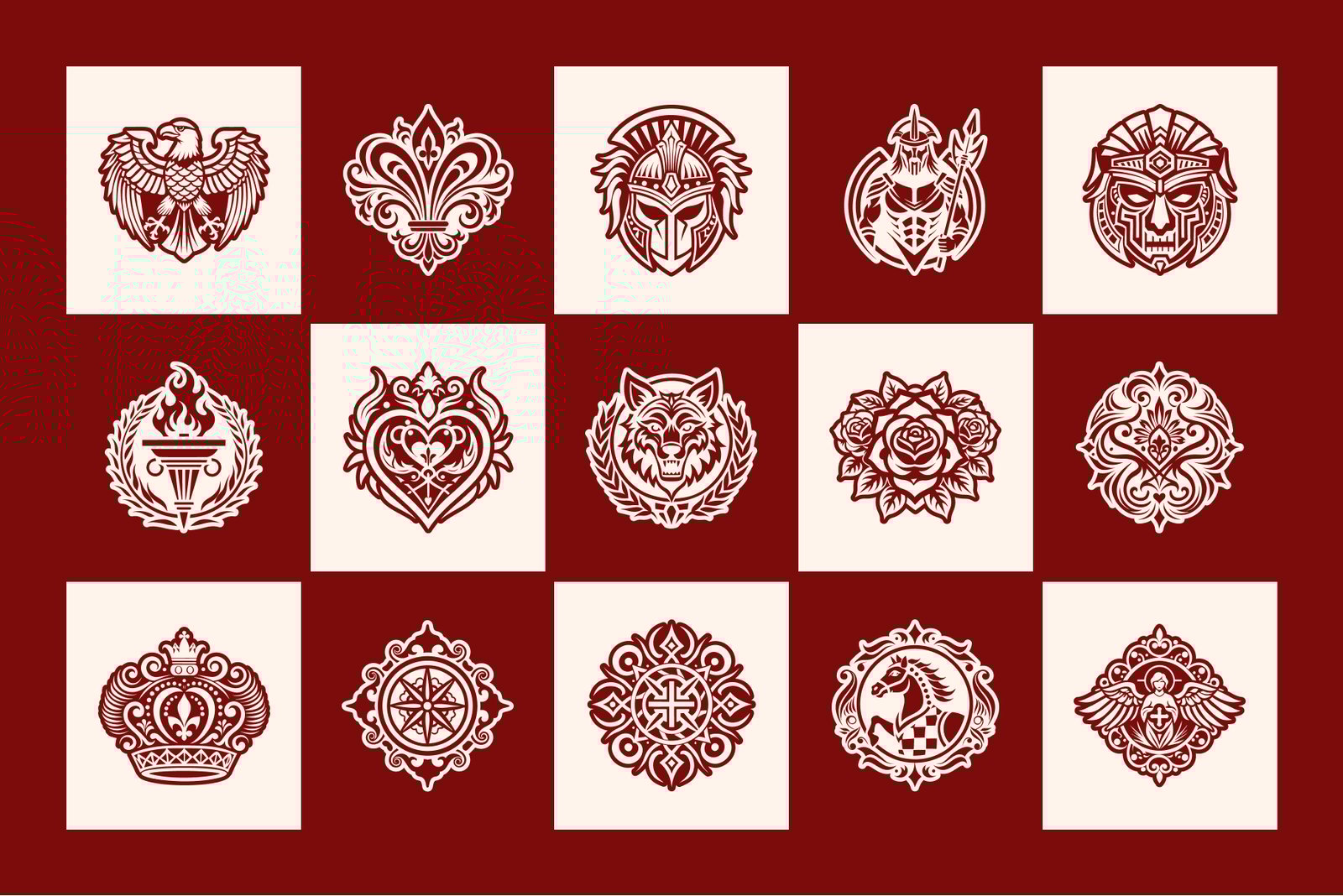 Italian Symbols Art Set