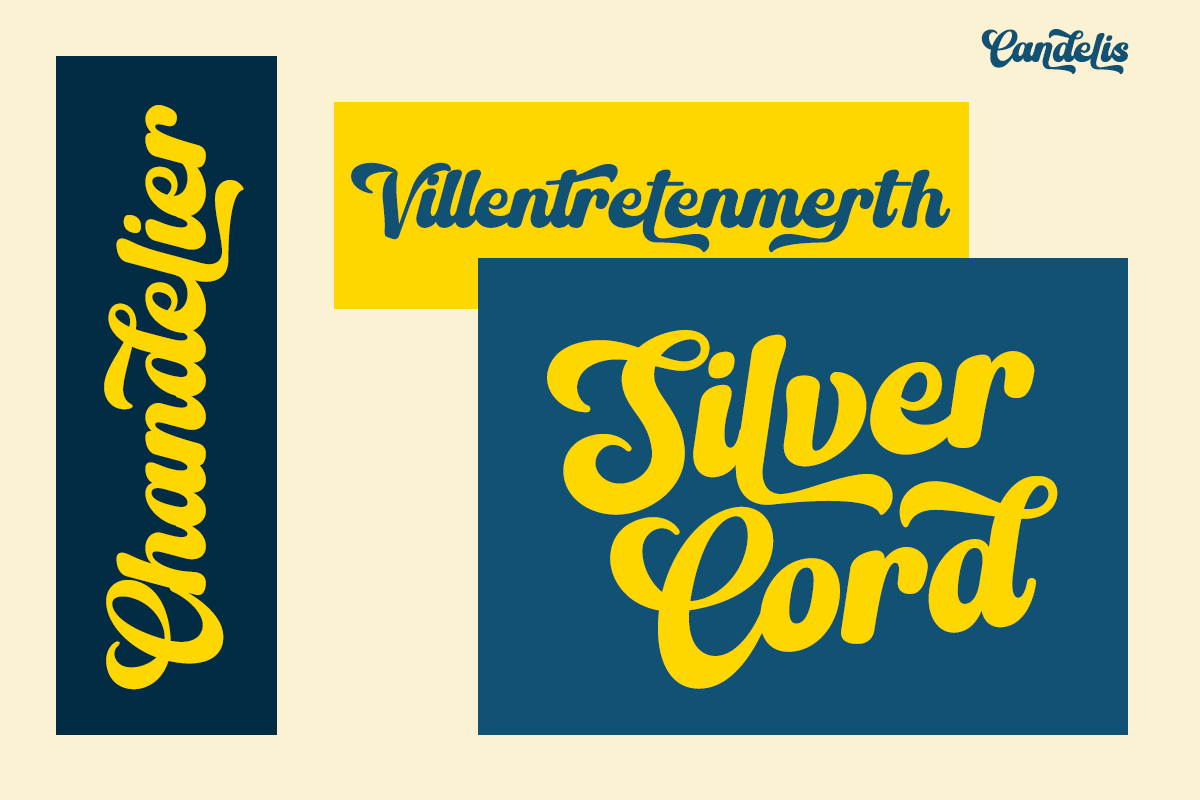 Candelis - Modern Script Font