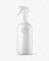 Matte Spray Bottle Mockup