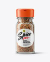Glass Jar with Italian Seasoning Mockup