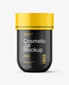 Matte Cosmetic Jar Mockup
