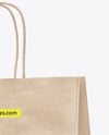 Kraft Paper Bag with Handles Mockup