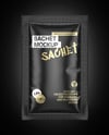 Glossy Sachet Mockup