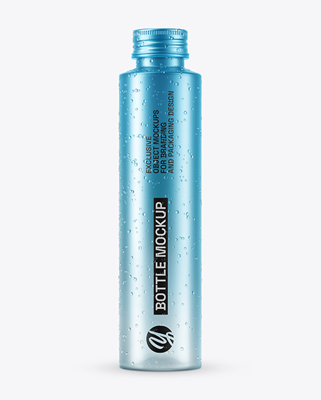 Semi-Transparent Bottle Mockup