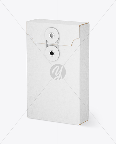 String & Button Pocket Envelope Mockup
