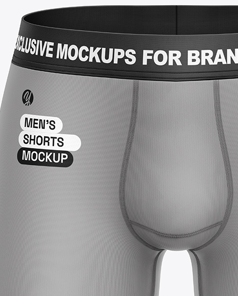 Men's Compression Shorts Mockup