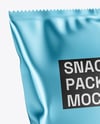 Metallic Snack Package Mockup