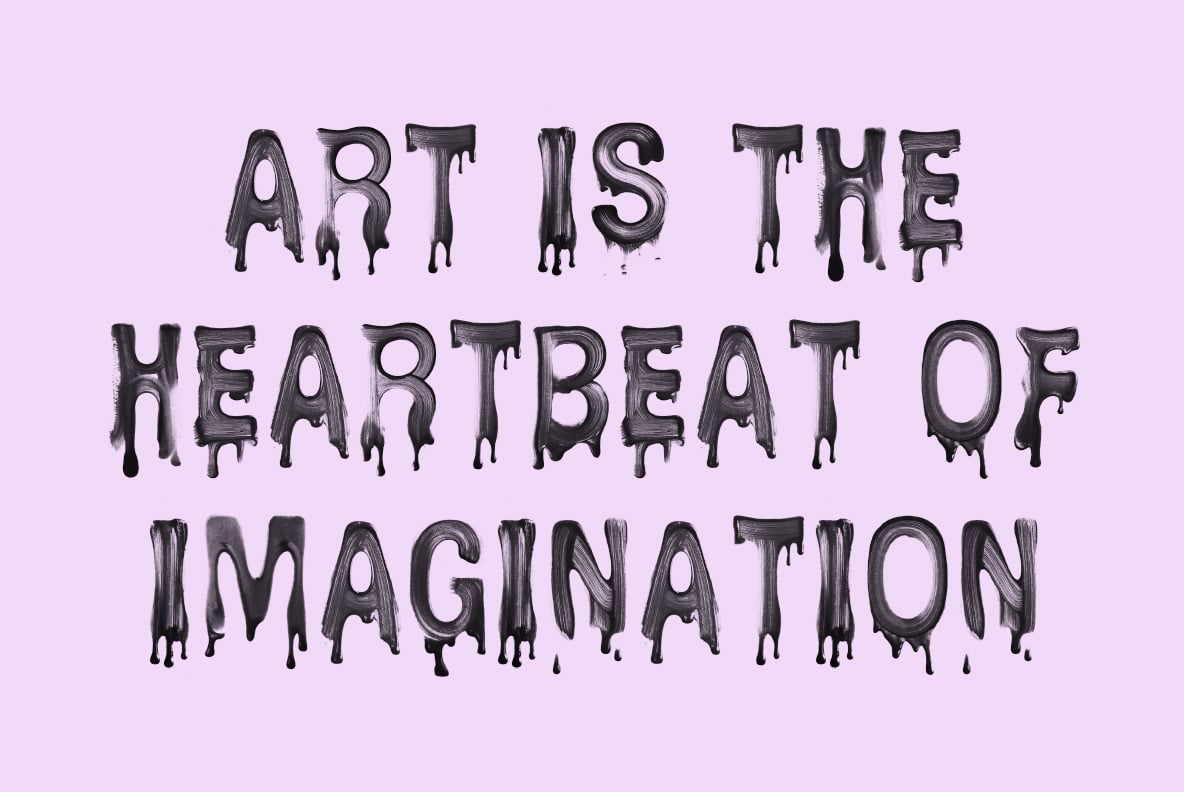 Melt Black Paint Font