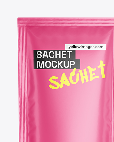 Matte Sachet Mockup