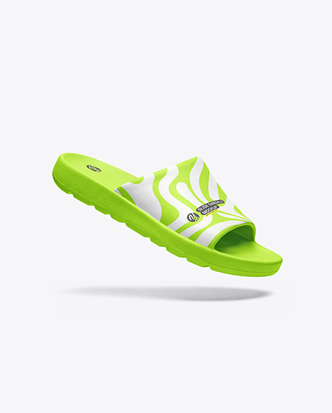 Floating Slide Sandal Mockup - Mockups