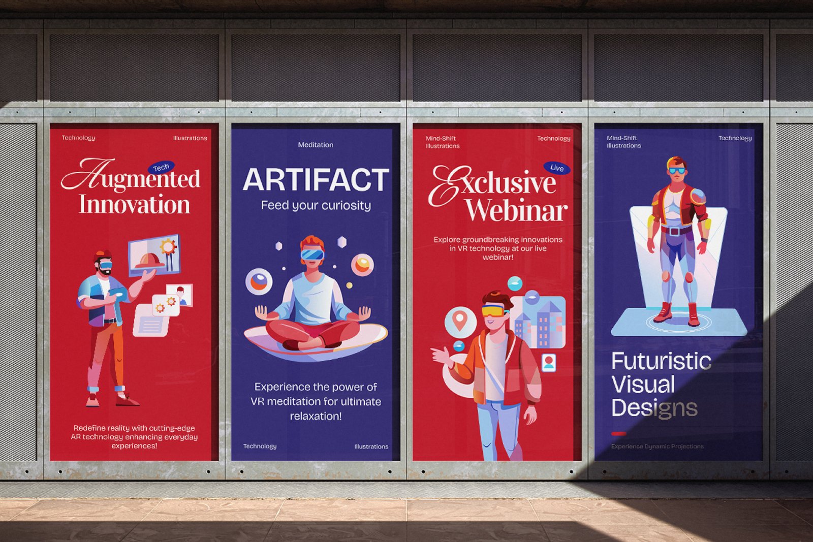 Technology Illustration Set