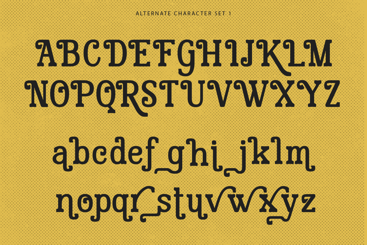 Kafilas - Stylish Slab Serif Font