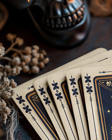 Stack of Cards Mockup