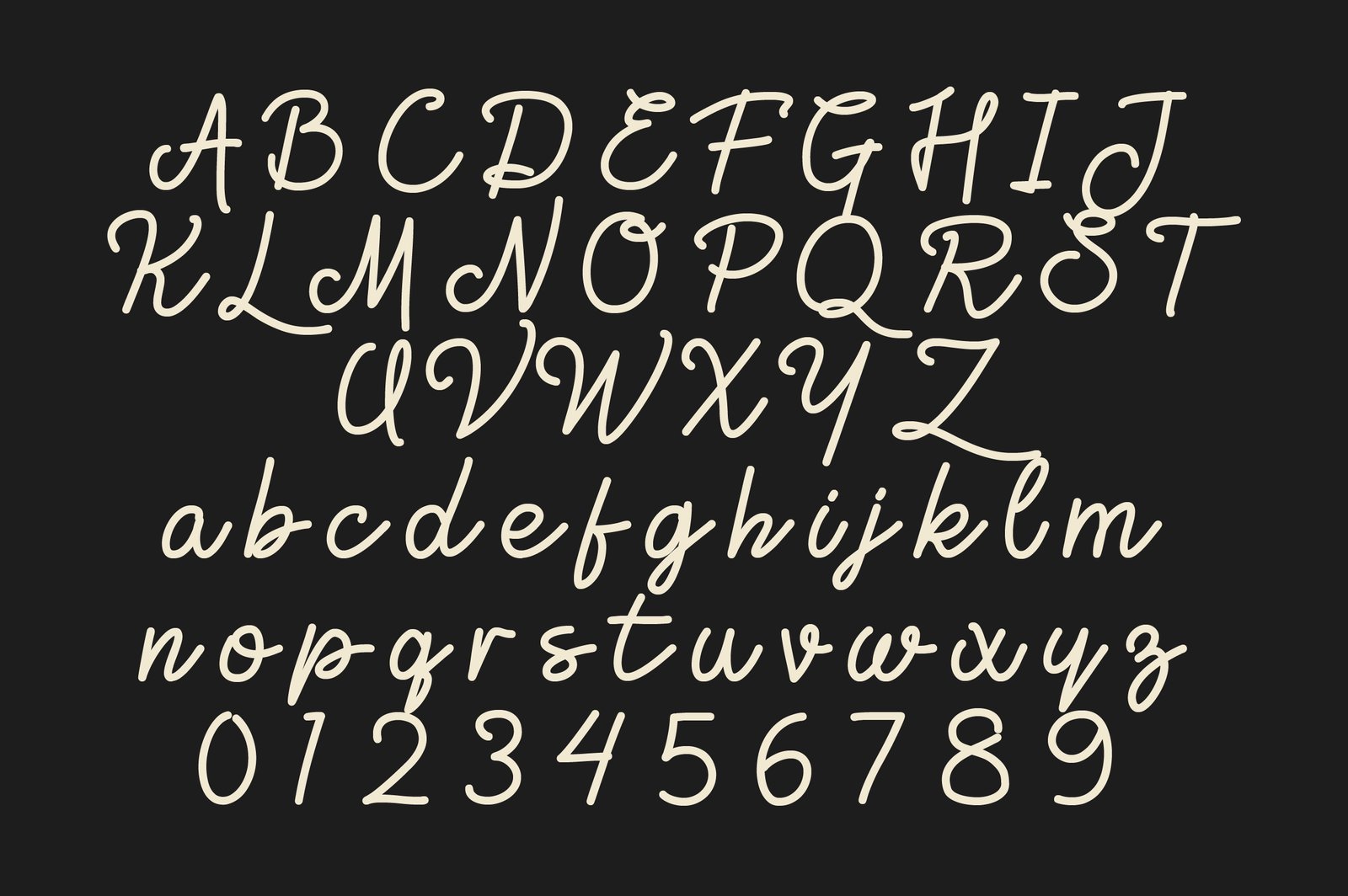 Zolfiq Monoline Font