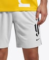 Man Wearing Full Soccer Kit Mockup