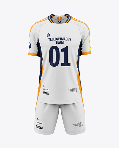 Soccer Kit Mockup - Front View