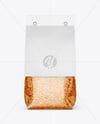 Transparent Package with Lentils Mockup