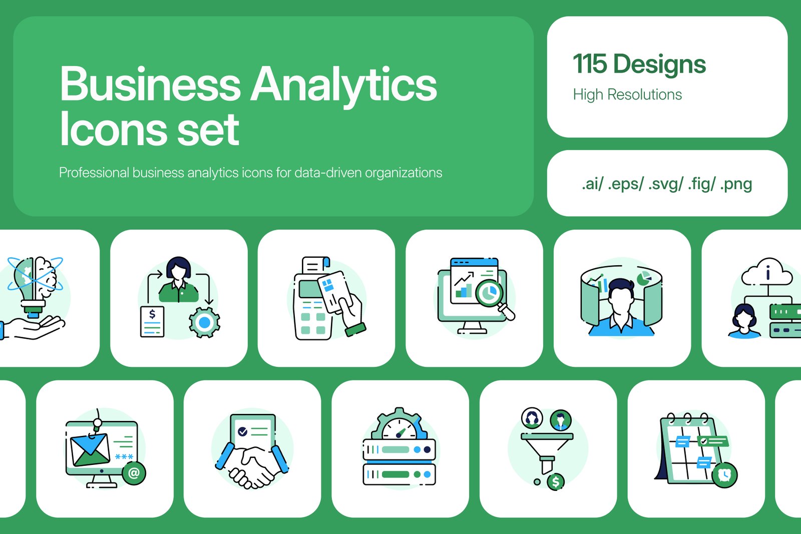 Business Analytics Icons