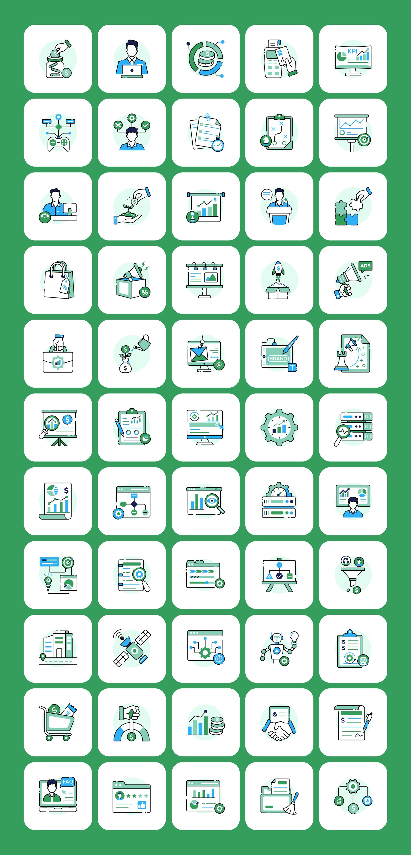 Business Analytics Icons