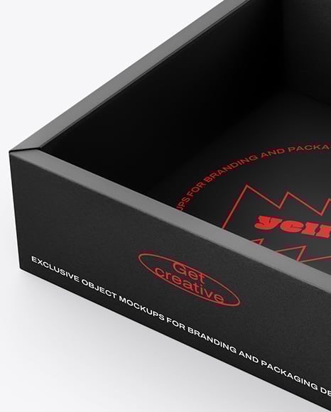 Box with Chocolates Mockup
