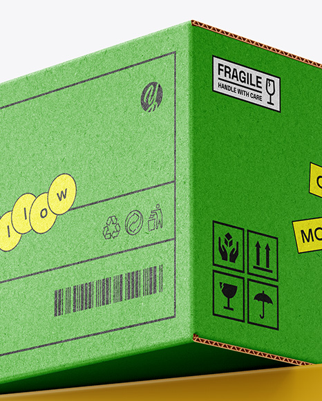 Kraft Paper Box Mockup