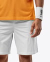 Bearded Man Wearing Full Tennis Kit Mockup