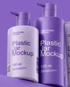 Bottles with Tubes Mockup