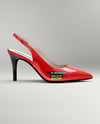Glossy Slingback Shoe Mockup